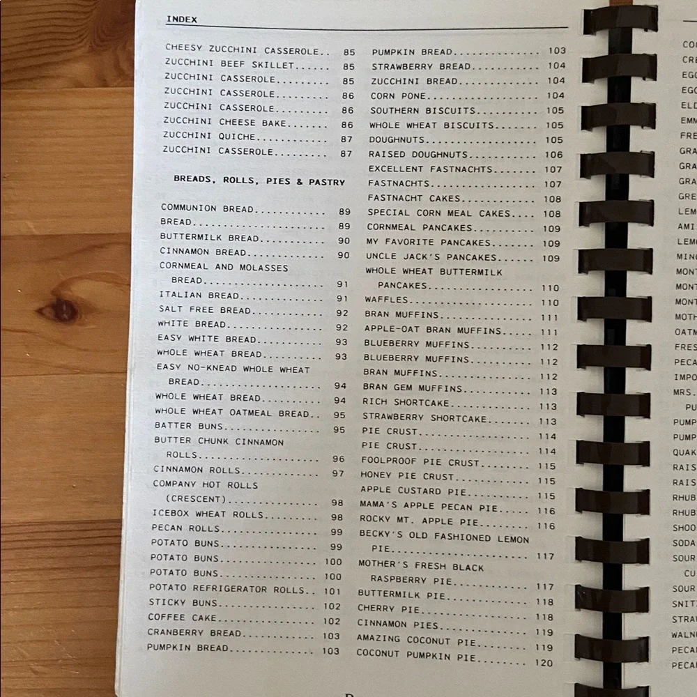 River Brethren Recipes Cookbook